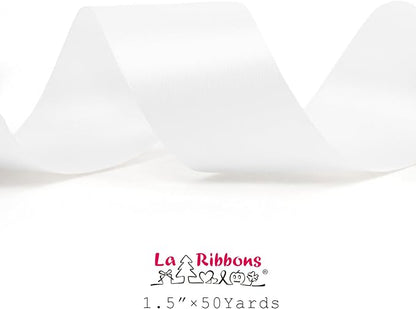 LaRibbons 1 1/2 Inch 50 Yard Double Faced Satin Ribbon - Image 5