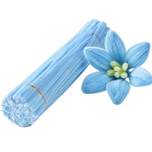 100 Pieces Pipe Cleaners Chenille Stem, Pastel Candy Color Pipe Cleaners Set - Image 2