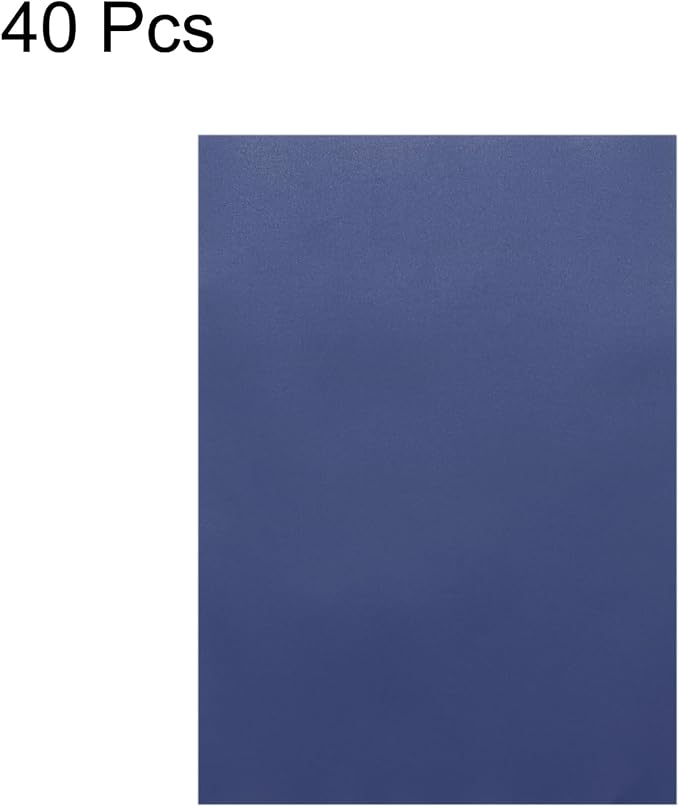 MECCANIXITY Colored Vellum Paper, 40 Sheet Deep Blue Transparency 11.7 x 8.2 - Image 3