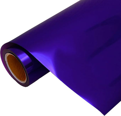 3 Yard x 20" Wide Roll Threadart Metallic Royal Blue Heat Transfer Vinyl Film | by ThreadArt