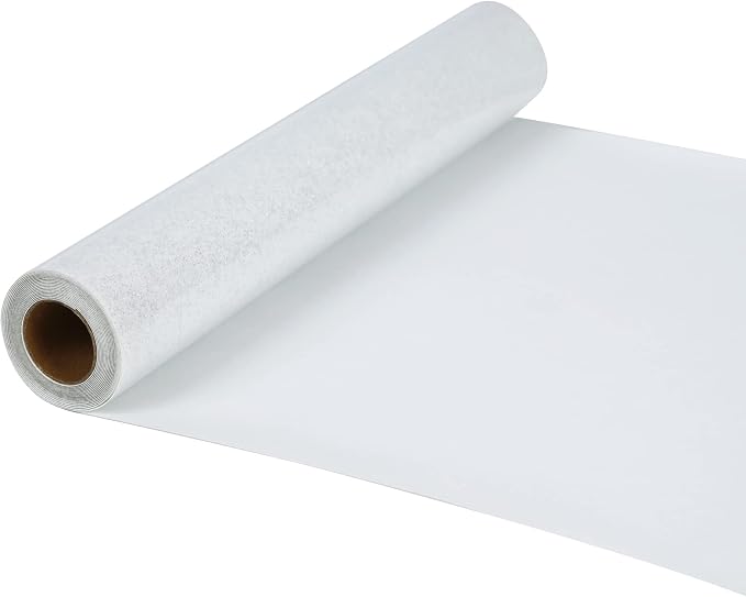 HTV White Glitter Iron on Vinyl 12Inch by 25ft Roll Heat Transfer Vinyl by HTVVETUR