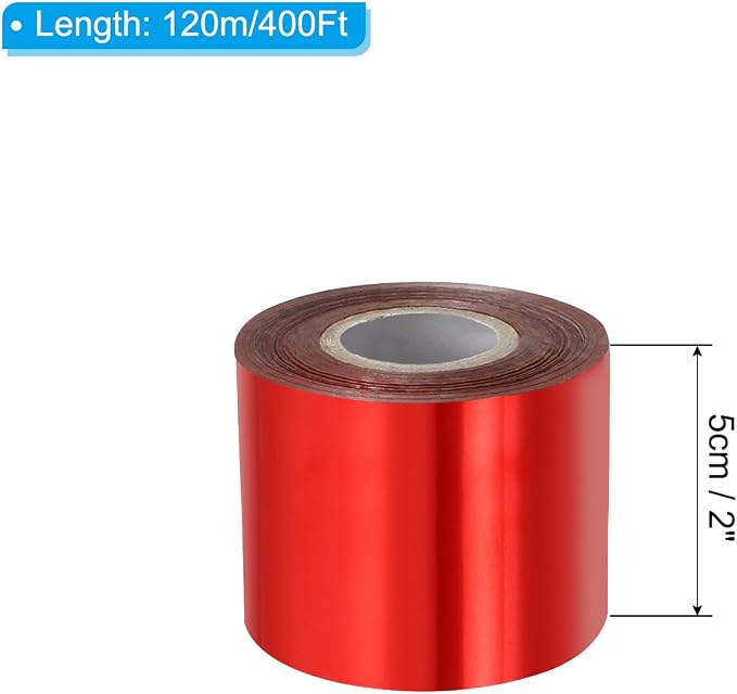 PATIKIL 2"x400Ft Hot Stamping Foil Paper, Heat Transfer Hot Stamping Paper Foil - Image 2