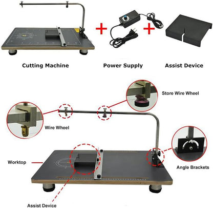 Tabletop Hot Wire Foam Cutter Hot Wire Cutter 22.8x15in Foam Sponge Cutting - Image 4