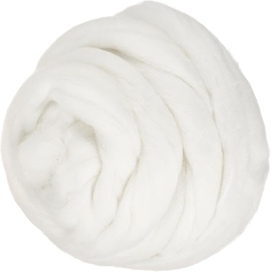 PATIKIL Wool Roving Yarn, 250G/8.8OZ Soft Felting Wool Pure Chunky Roving Yarn by PATIKIL