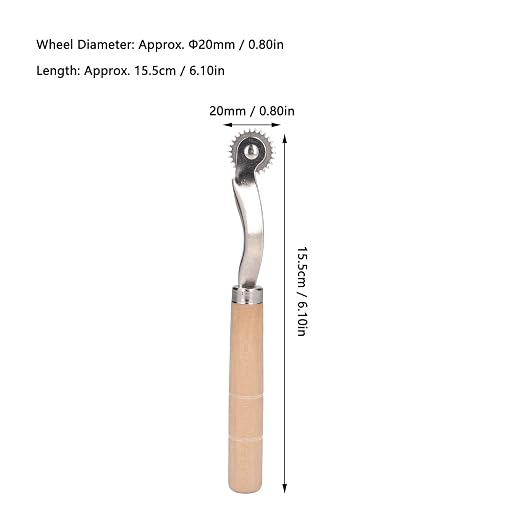 Oumefar 5Pcs Tracing Wheel Paper Perforator Tracing Wheel Serrated Tracing - Image 2