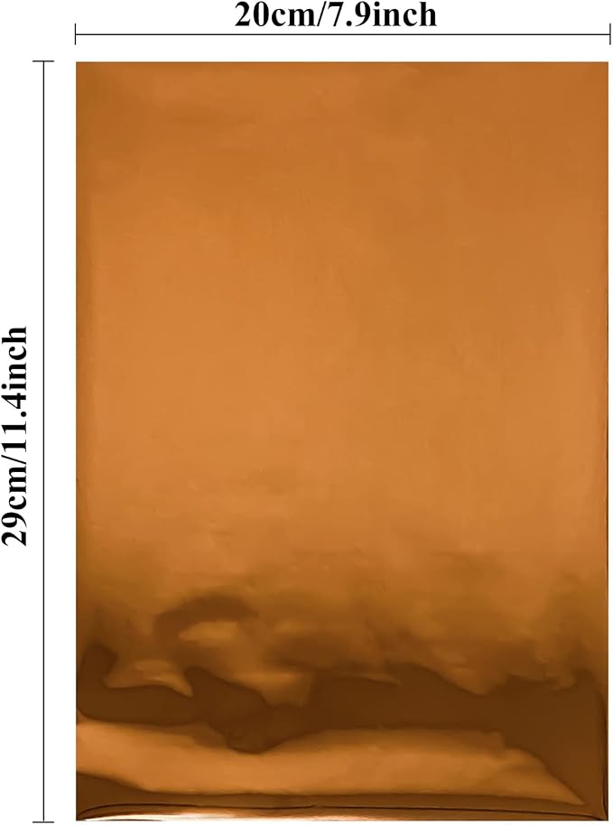 Briartw 20x29cm Hot Foil Paper 50 Sheets Pack Toner Reactive Foil Hot Stamping - Image 2