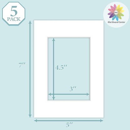 MBC Mat Board Center, 5 Pack 5x7 - Image 3