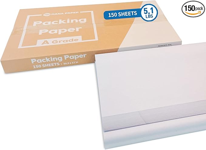 HANA PAPER 30.5" x 17" Large Size Packing Paper Sheets by HANAPAPER