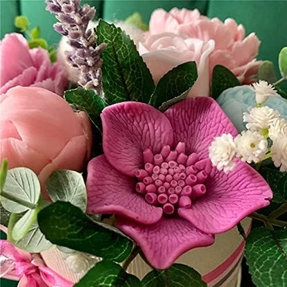 Flower Resin Crafts Mould 3D Flower Epoxy Resin Silicone Mould Bouquet Candle - Image 5