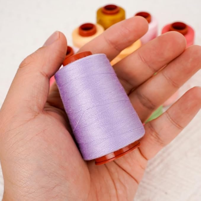 12PCS Sewing Thread Kit 30wt Spools, 12 Colors - Image 4