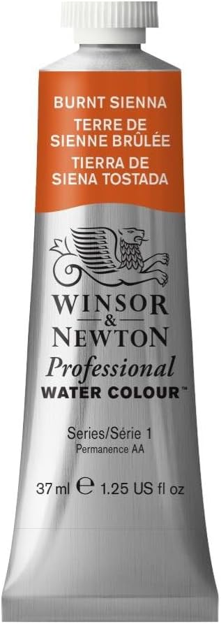 Winsor & Newton Professional Watercolor, 37ml Tube, Burnt Sienna by WinsorNewton