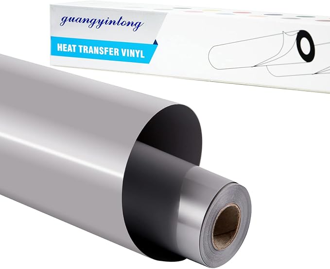 Guangyintong Heat Transfer Vinyl HTV Rolls, Glossy Surface, All Cutter Machines by guangyintong