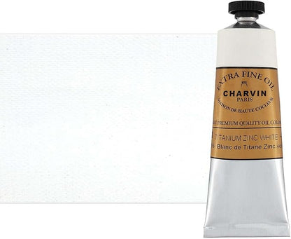 Charvin Extra Fine Oil Paint, Titanium Zinc White 60 mL by Unknown