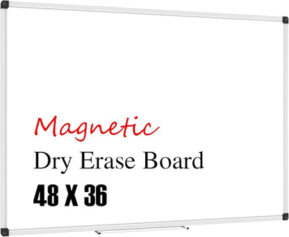 XBoard Magnetic Whiteboard 48 x 36, Dry Erase Board by XBoard