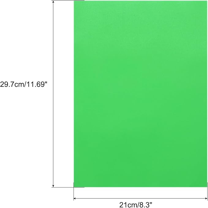 MECCANIXITY Colored Vellum Paper, 40 Sheet Green Transparency 11.7 x 8.2 - Image 2