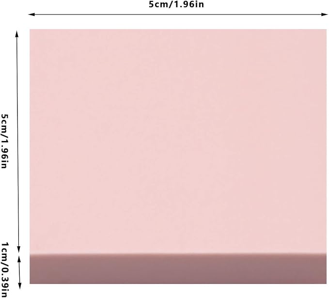 8 Pcs 2"x2" Pink Rubber Carving Blocks - Image 6