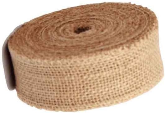 AAYU 3-Pack Burlap Ribbon 90' in Total | 1 1/2" x 10 Yards | Natural Jute | - Image 4