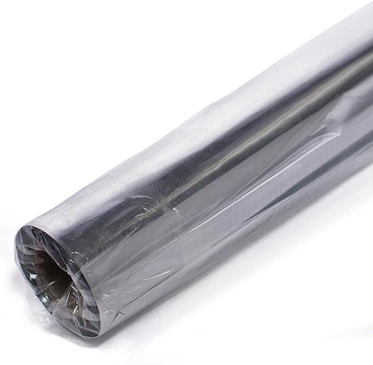 Anderson's Silver Shiny Metallic PVC Roll: 47" x 100' Flame-Resistant Event - Image 2