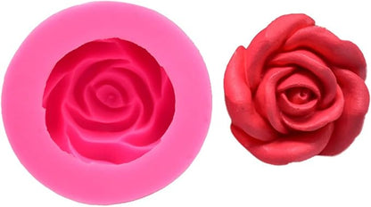 Rose Candle Mold Flower Silicone Mold - Image 6