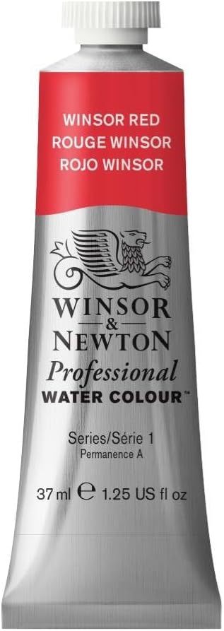 Winsor & Newton Professional Watercolor, 37ml Tube, Winsor Red by WinsorNewton