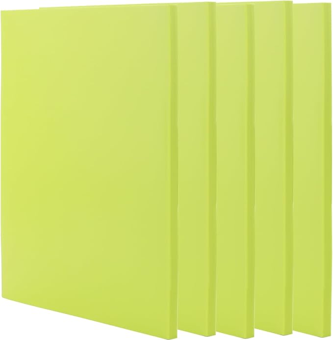 5 PCS Green A4 Rubber Carving Blocks, 8.3 x 11.8 Inch Large Stamp Block by ZEONHEIDIRECT