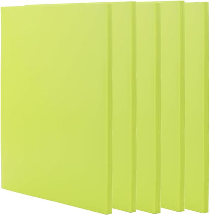 5 PCS Green A4 Rubber Carving Blocks, 8.3 x 11.8 Inch Large Stamp Block by ZEONHEIDIRECT