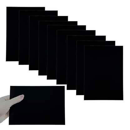 6Pcs Black Anodized Aluminum Sheet 5" x 7" x 1/32" Corrosion-Resistant Metal by HXymxkeqi
