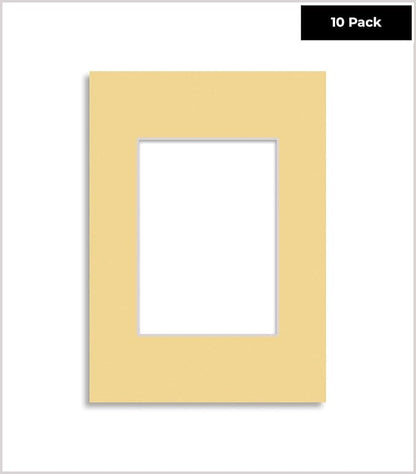 Pack of TEN 8.5x11 Mats Bevel Cut - Image 2