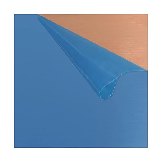 1 Pieces 99.9% Pure Copper Sheet, 24 Gauge Thickness, Film Attached Copper Plate by iteshuai