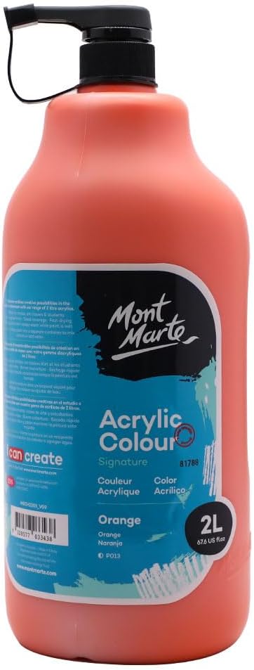Mont Marte Discovery School Acrylic, 1/2 Gallon. Ideal by MontMarte