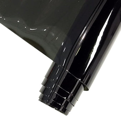 HYANG Solid Colors Transparent PVC Super Clear Holographic Vinyl 1 Roll 12" x by HYANGHAVEPUPVCALLLEATHER