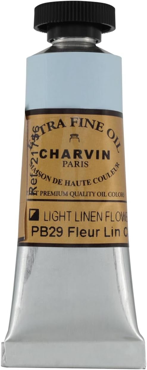 Charvin Extra Fine Oil Paint, Linen Flower Light 20 ml - Image 2