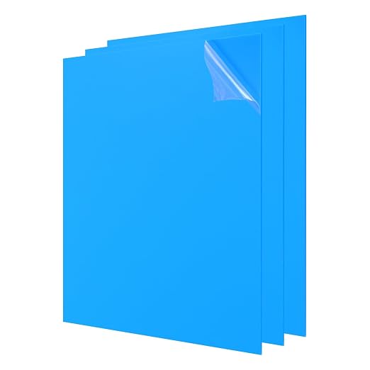 uxcell 3Pcs Acrylic Sheets 12x12 Inch Acrylic Panel 1/8 Inch-3mm Plastic Board by uxcell
