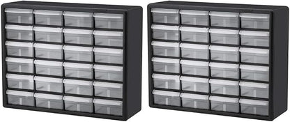 Akro-Mils 24 Drawer Hardware, Craft and Office Supply Storage Cabinet Bundle by Akro-Mils