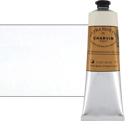 Charvin Extra Fine Oil Paint, Flake White Hue 150 ml by Unknown