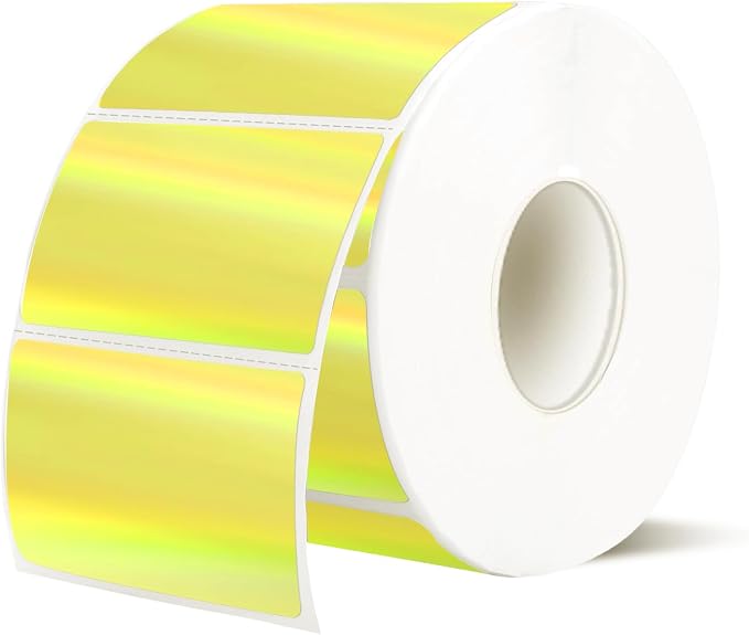 2.25"x1.25" Direct Thermal Labels, Holographic Thermal Printer Labels by Unknown