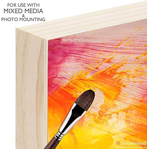 Ampersand Art Supply Unprimed Basswood Artist Panel, 1-1/2" Cradled Profile - Image 7