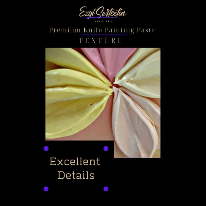 Premium Palette Knife Painting Paste|Texture Paste|Authentic Bright - Image 8