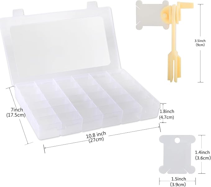 Epesl Embroidery Floss Organizer Box Tools - Image 2