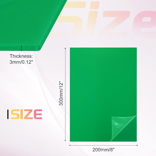 uxcell Acrylic Sheets 12x8 Inch Acrylic Panel 1/8 Inch-3mm Plastic Board - Image 2