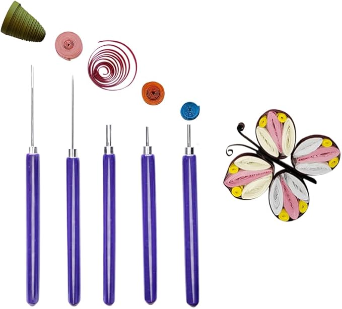 XIWUMOER 8PCS, Quilling Needles, Quilling Knitting Board, Quilling Kits - Image 5