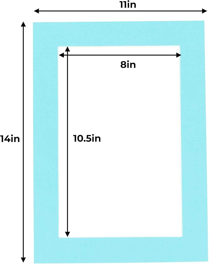 11x14 Mat for 8.5x11 Photo - Image 3