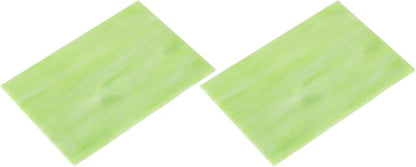 MECCANIXITY 2 Pcs Stained Glass Sheet Mosaic Tile 7.9 Inch x 5.9 Inch Light by MECCANIXITY