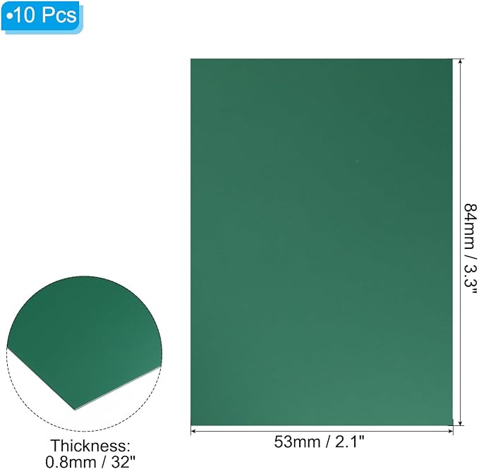 PATIKIL 3.3x2.1x1/32inch Anodized Aluminum Sheet - Image 2