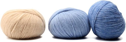 Pullu - Baby Alpaca Merino Wool Yarn Set of 3 Skeins Worsted Weight - Sourced - Image 8