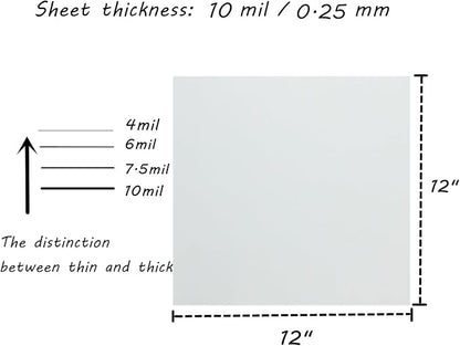 BANLTRE 10 Pieces 10 mil Transparency Blank Template Material Stencils Mylar - Image 2