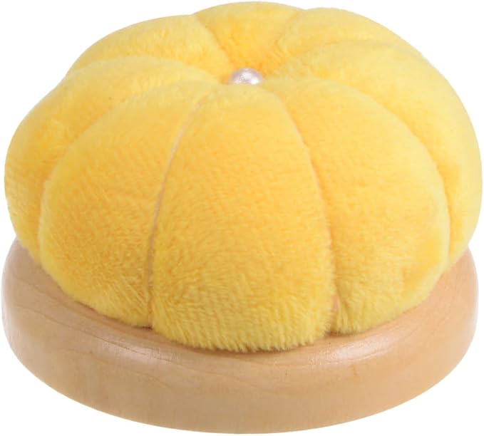 HARFINGTON Wooden Base Needle Pincushions Japanese Style Pin Cushions Round Pin by HARFINGTON