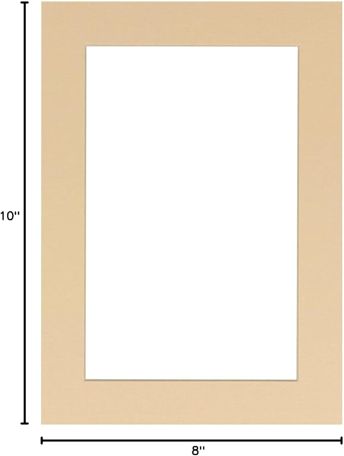 Pack of TEN 8x10 Mats Bevel Cut - Image 10