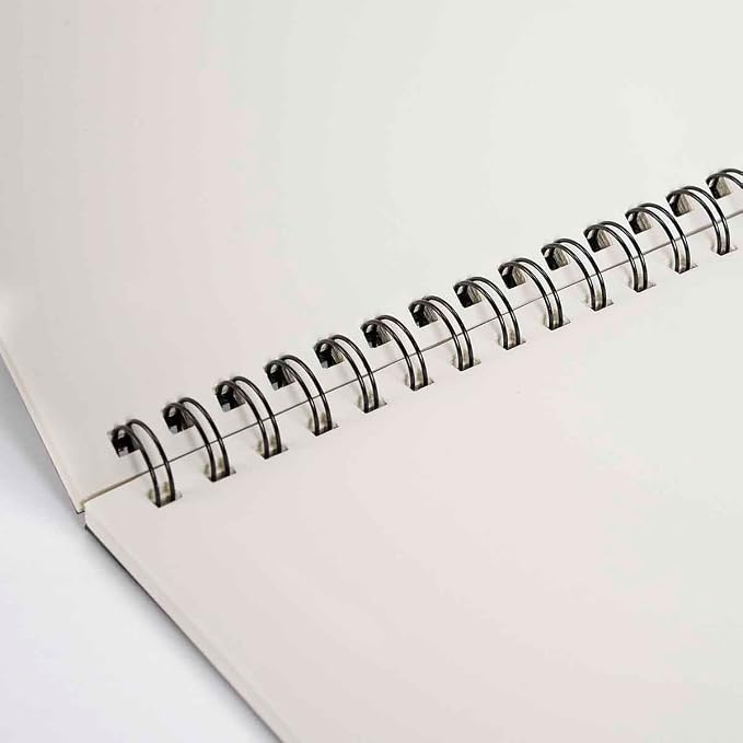 conda 9"x12" Sketch Book Set, 2 Pack, 120 Sheets, Spiral Bound Marker Pad - Image 5