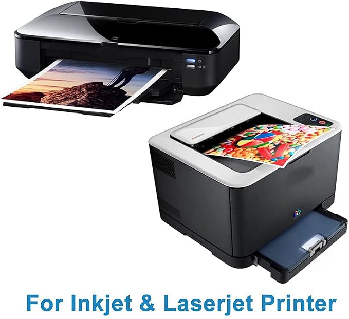 Uinkit 100 Sheets Thin Matte Presentation Paper Photo Double Sided 8.5x11 38lb - Image 4